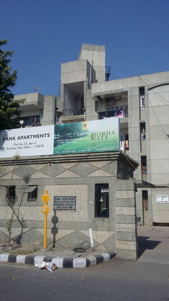 3 bhk flat for sale in Bank Apartments Sector 4 Dwarka, Delhi